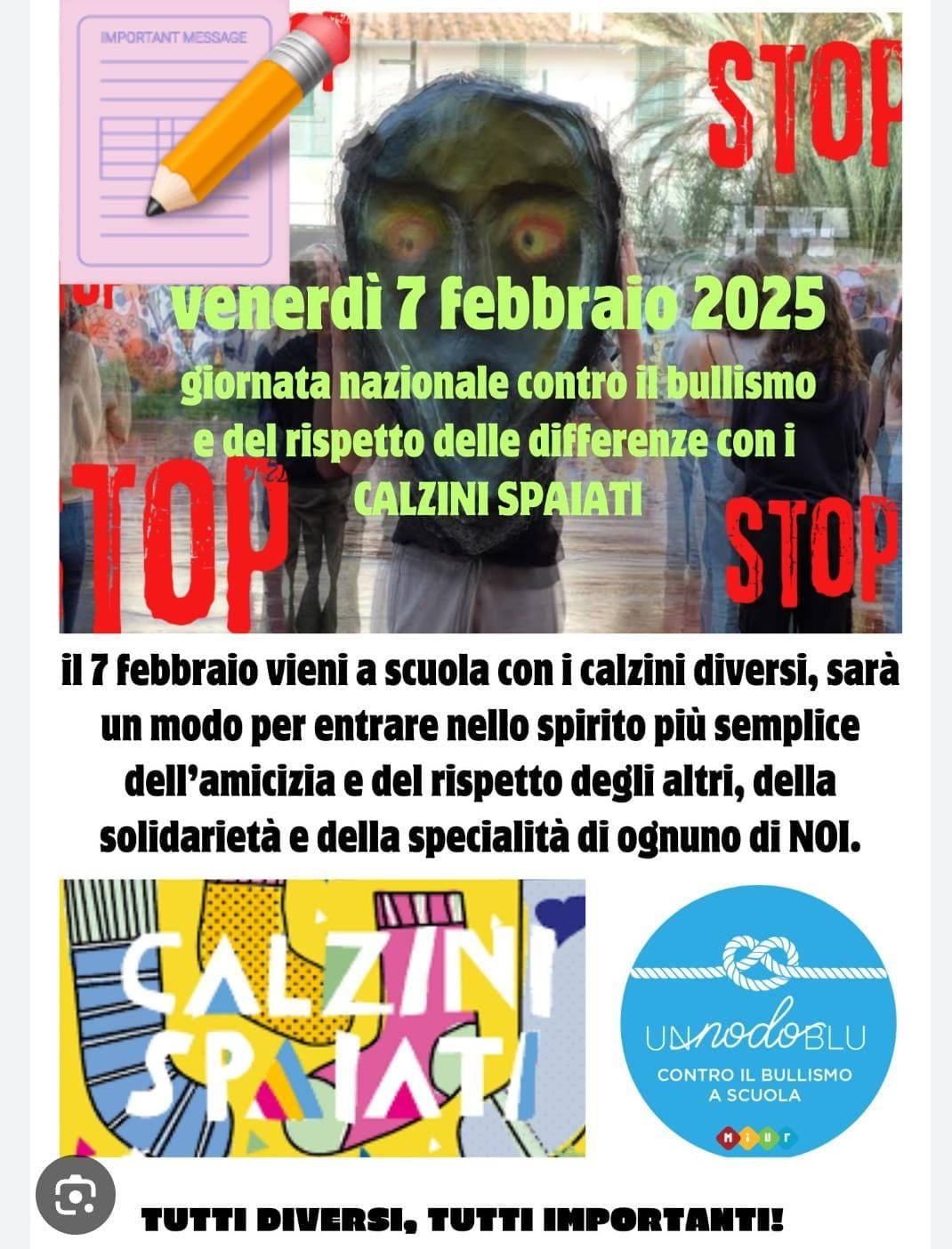 Giornata Calzini spaiati